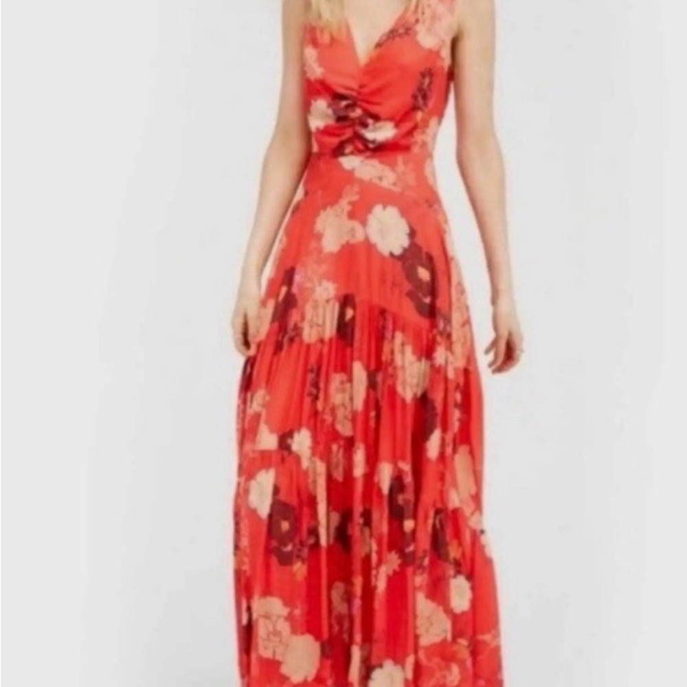 Free People Red Maxi Dress